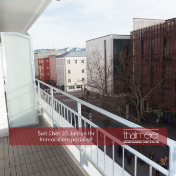 Absolut zentral gelegen: Moderne 2-Zi.-Whg. im 3. OG, mit Lift u. 2 Balkone!, 83022 Rosenheim, Etagenwohnung