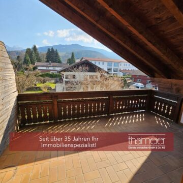Mit Blick auf den Wendelstein! Freie 2-Zi.-ETW mit TG-Stellplatz im Ortskern von Bad Feilnbach!, 83075 Bad Feilnbach, Dachgeschosswohnung